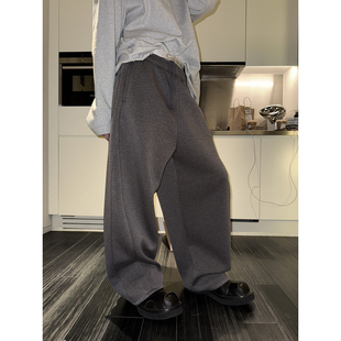 型阔腿休闲长裤 ESC 宽松弯刀裤 STUDIO MAN