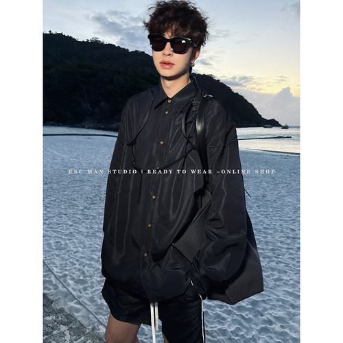 ESC MAN STUDIO/精彩的一天从现在开始 细节拉满的休闲长袖衬衫