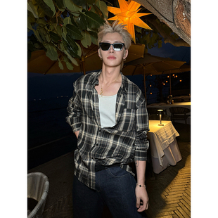 MAN 格子衬衫 STUDIO 26年新款 休闲上衣外套 自制 ESC