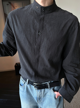 ESC MAN STUDIO/自制 气场满分的ootd穿搭感休闲长袖衬衫上衣