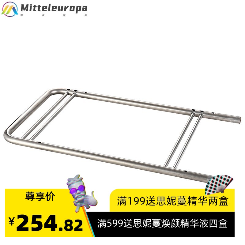 不锈钢推车拆装二层双抽药品车口腔牙科换药车移动工具车美容推车