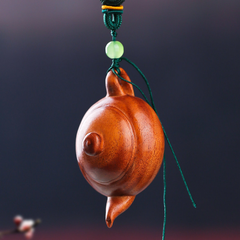 把把壶手把件木质小壶摆件檀木小茶壶随身文玩工艺品挂件冷门吊坠