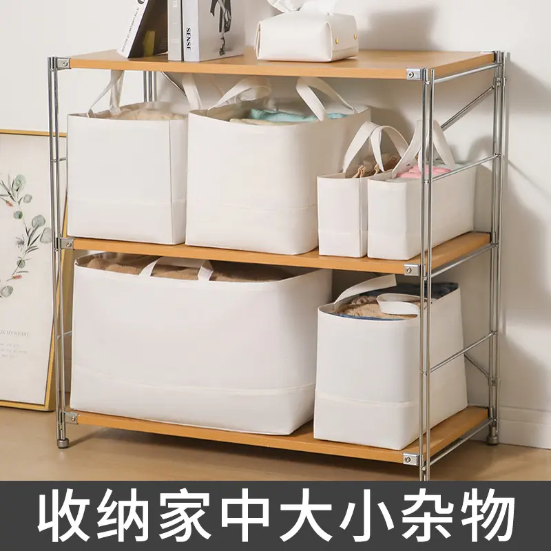 内衣布艺收纳筐折叠大号帆布