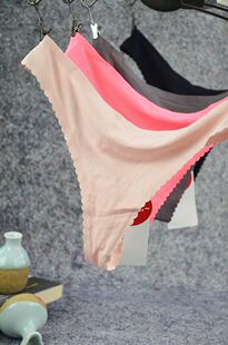 荷兰H好牌欧风舒适弹力无痕LYCRA性感低腰女士T裤大码性感丁字裤