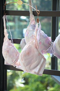 舒适柔软无钢圈毛巾柔棉睡眠文胸内衣75C80C85C 日系日单 2件 包邮