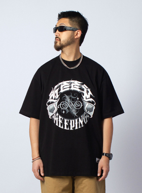 FunkyChoice×Hozin联名《Keep On Keeping》街舞popping短袖T恤