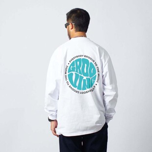 FunkyChoice重磅厚实涂鸦grooving长袖 hiphop 街舞比赛T恤男女美式