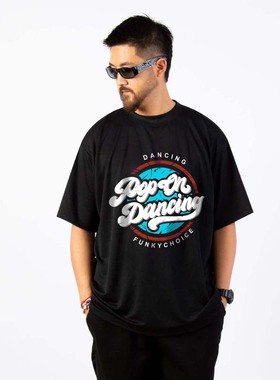 FunkyChoice联名款pop on dancing速干练功服演出透气网眼短袖男