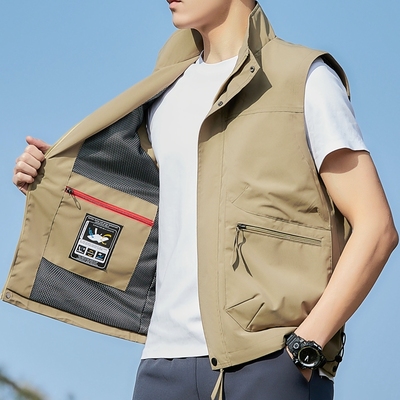 飞行者户外休闲马甲男士多袋马夹