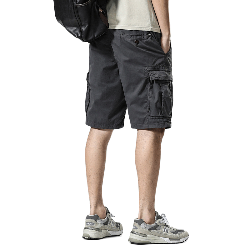 灰色休闲短裤男夏季工装裤五分裤