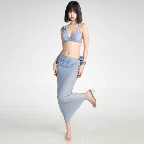 2024新款分体性感立体花比基尼