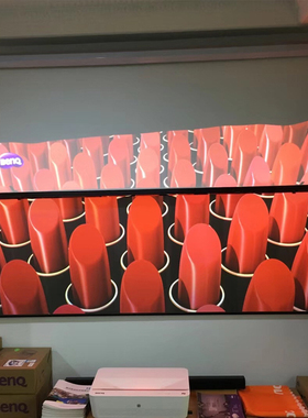 微斯WUI抗光投影幕HSHK画框黑栅100/120寸超短焦激光电视硬屏幕