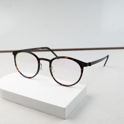 正品LINDBERG林德伯格9704眼镜框姜文同款 丹麦超轻钛复古眼镜架