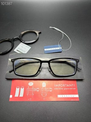 正品LINDBERG林德伯格6528眼镜框丹麦时尚超轻纯钛方框眼镜架