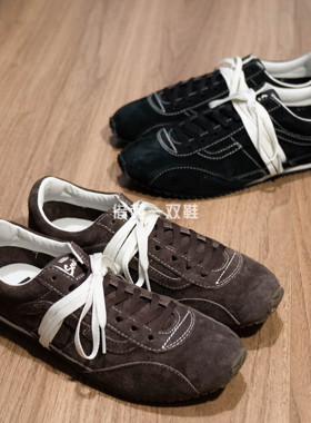 Vans Premium Slp Trainer棕色黑色麂皮男女复古德训鞋