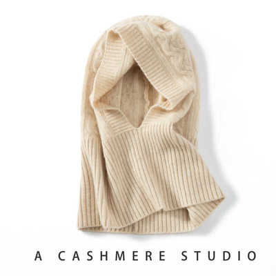 月子帽脖套一体软糯加厚护耳