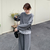 【现货】2025新款蕾丝拼接卫衣套装105-9802--165-248，商品下架区，浙宝105（原181）