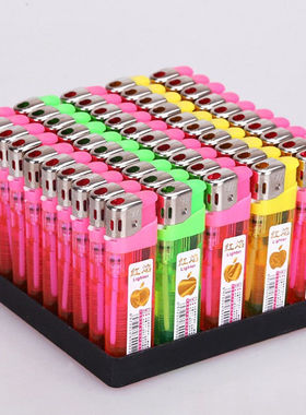 10支50个装打火机309电子明火一次性打火机便利店商店家用打火机