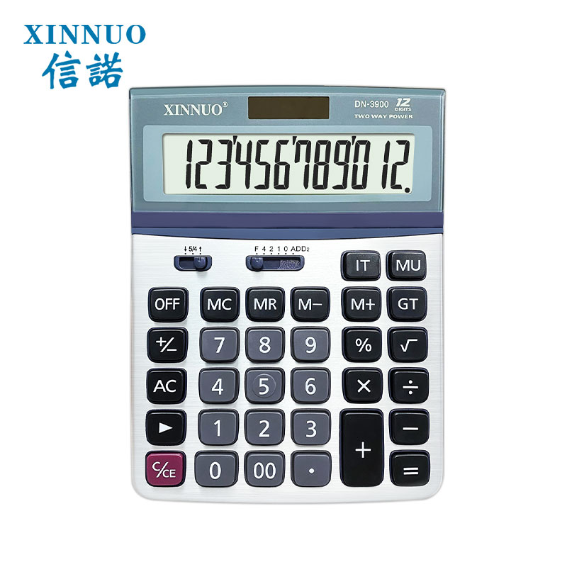 信诺DN-3900太阳能银行会计计算器财务办公带摇头可调整屏幕角度