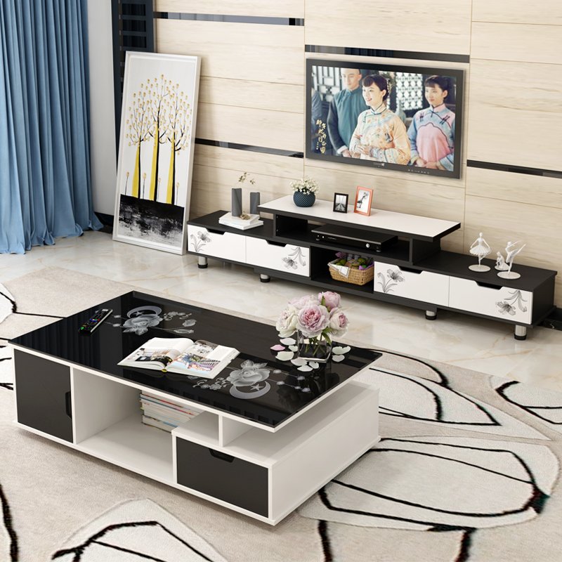TV cabinet tea table combination Modern minimalist Northern Europe a living room Small apartment bedroom Master Bedroom simple and easy TV Cabinetin the Residential furniture , Cabinet , TV cabinet  category - from Buy2taobao.com to provide professional Taobao agent buy service