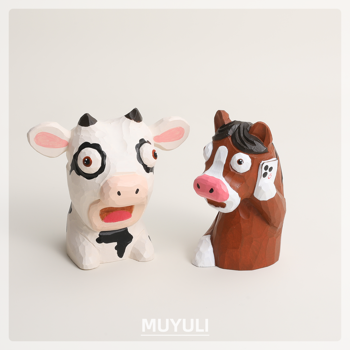 手工木雕牛马丨当牛做马办公桌工位摆件稳定情绪桌面装饰摆件礼物,家居饰品,装饰摆件,淘宝优惠券,粉丝福利购,淘宝优惠卷