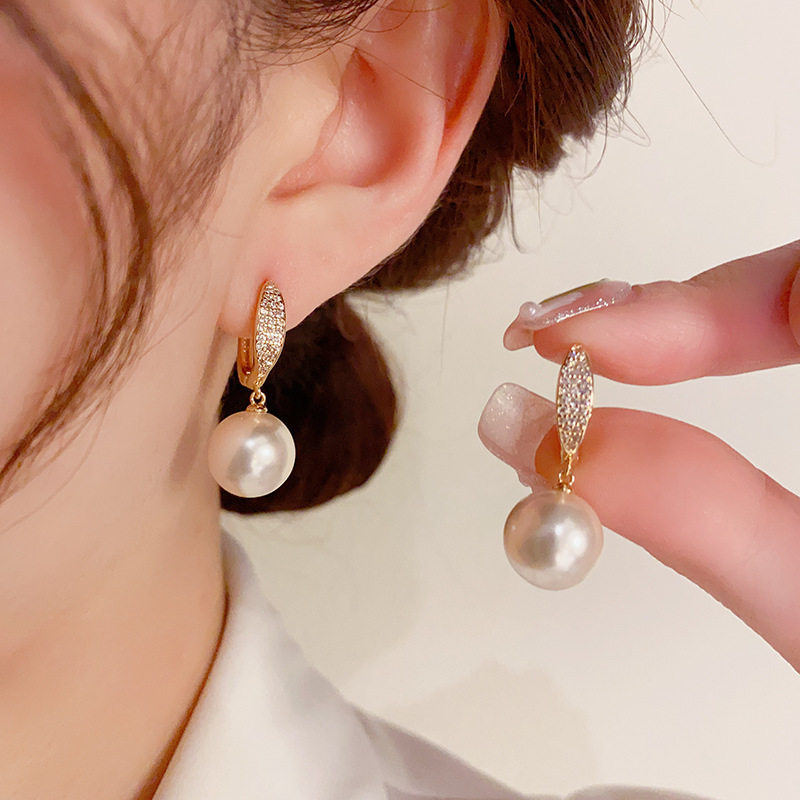 奥特莱斯折扣官网撤柜清仓捡漏18K金微镶耳坠珍珠气质耳环,饰品/流行首饰/时尚饰品新,银饰耳饰,淘宝优惠券,粉丝福利购,淘宝优惠卷