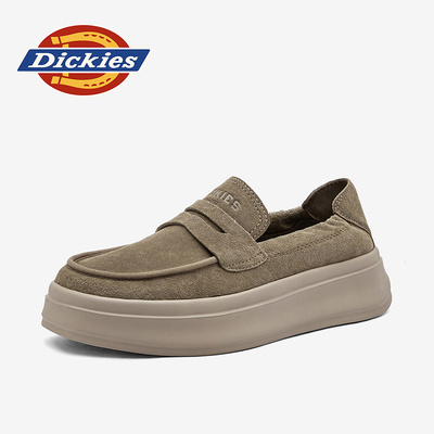 dickies男鞋四季休闲厚底乐福鞋