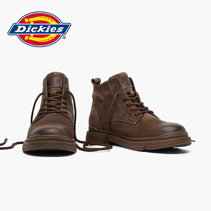 Dickies马丁靴男2026新款男鞋夏季透气薄款工装靴男士靴子雪地靴