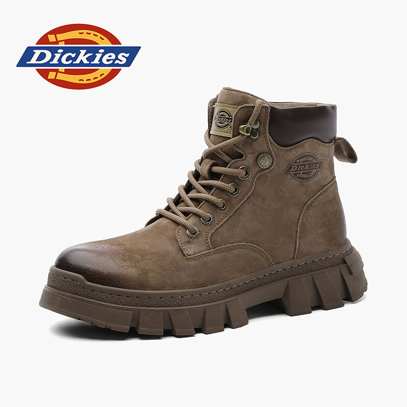 Dickies马丁靴男款夏季靴子男靴2026新款男鞋英伦男士工装靴皮靴