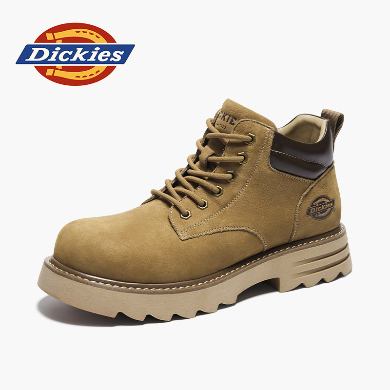 Dickies马丁靴男款2026新款透气男鞋英伦靴子男靴男士低帮工装靴