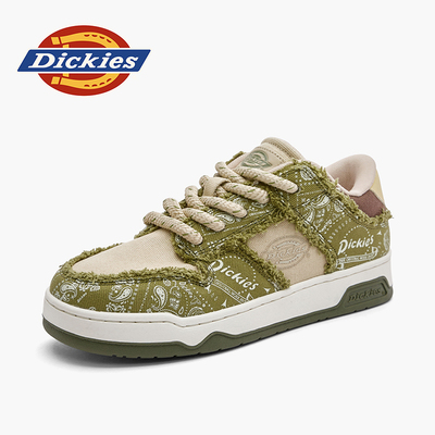 Dickies春季腰果花增高休闲板鞋