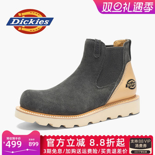 高帮切尔西男靴工装 套脚男士 靴 靴子2025新款 Dickies马丁靴男冬季