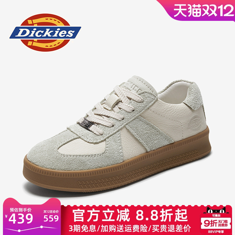 Dickies德训鞋男款2025新款冬季鞋子男鞋厚底复古板鞋男士休闲鞋