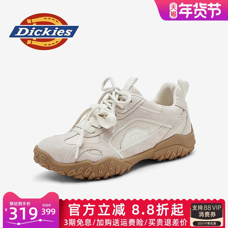 Dickies女鞋2026新款冬季鞋子百搭潮鞋低帮德训鞋女士户外休闲鞋,流行男鞋,德训鞋,淘宝优惠券,粉丝福利购,淘宝优惠卷
