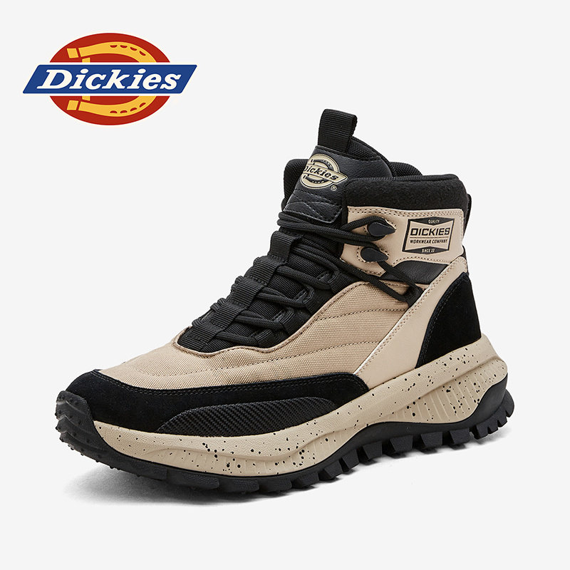 Dickies马丁靴男款2026新款男鞋夏季中帮工装靴子男士户外沙漠靴