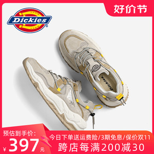 Dickies老爹鞋男款男鞋冬季男士休闲鞋厚底复古运动鞋子秋冬潮鞋