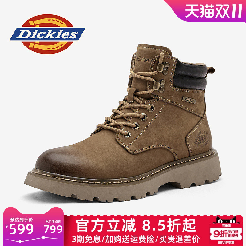 dickies男鞋秋季英伦马丁靴