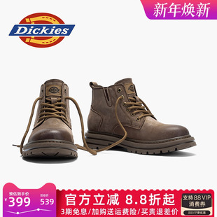 中帮工装 Dickies马丁靴男款 英伦男靴男士 男鞋 靴 秋冬靴子2025新款