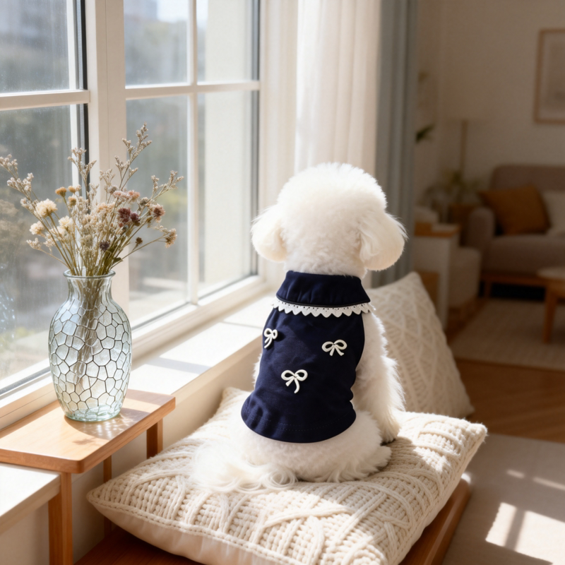 宠物狗狗衣服秋冬中小型犬比熊泰迪雪纳瑞猫咪约克夏德绒背心吊带