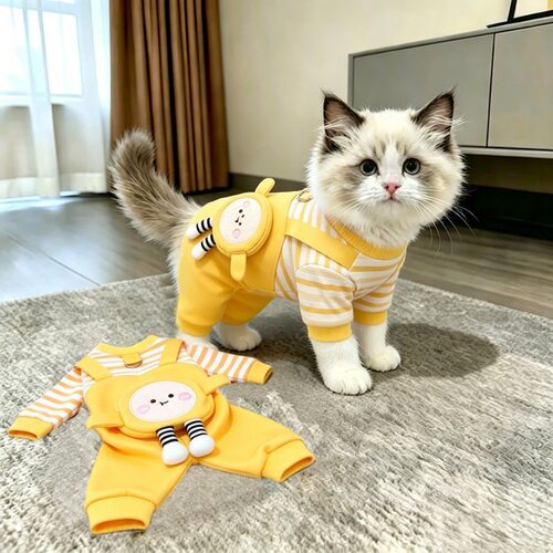 狗狗衣服春秋薄款背带裤泰迪比熊雪纳瑞小型犬可牵引宠物四脚衣