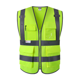 likai反光背心高档3M高亮反光安全施工安全马甲美团骑行反光服