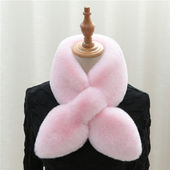 2026新款 围巾女毛绒围脖女冬季 加厚保暖毛毛围脖百搭学生可爱围脖
