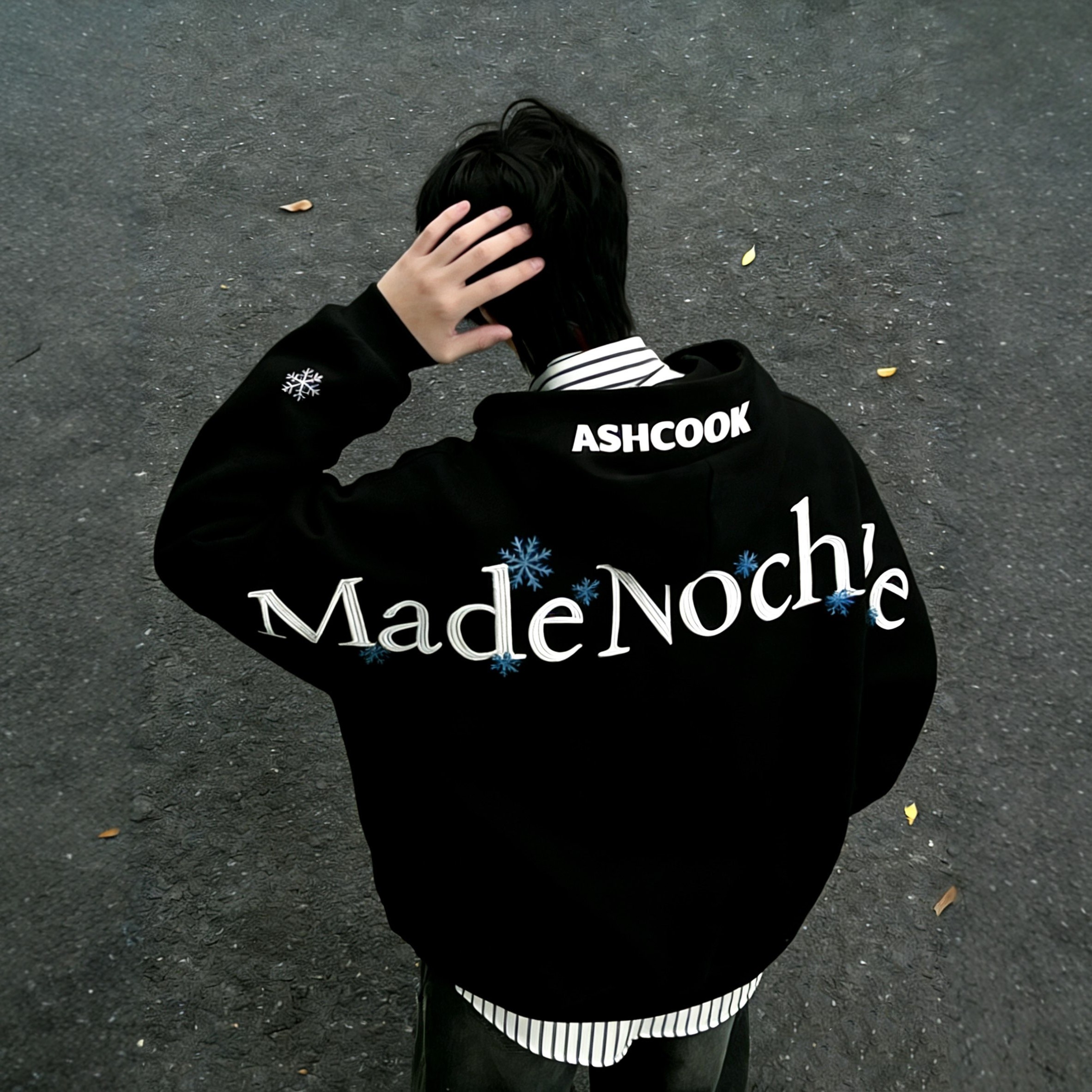 美式高街雪花字母刺绣连帽卫衣男宽松潮流街头风情侣款外套女潮牌,男装,卫衣,淘宝优惠券,粉丝福利购,淘宝优惠卷