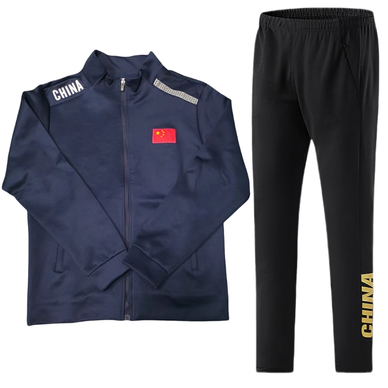 中国队运动服套装男女春秋可印字