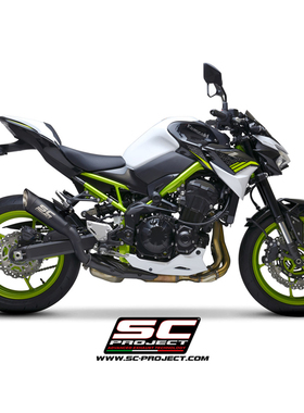 2024款川崎Z900意大利原装进口SC摩托车排气消声器S1尾段