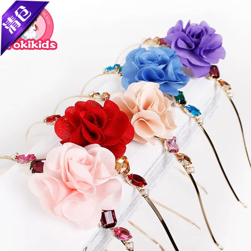 公主风雪花镶钻发饰品韩版同款