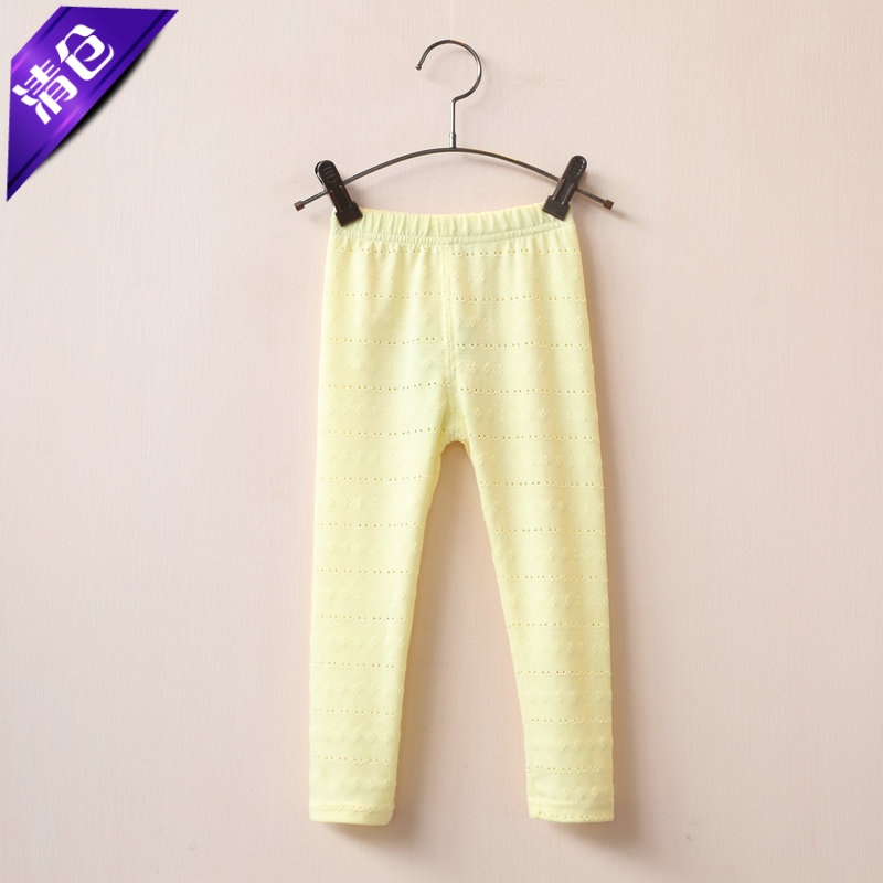 童装镂空柔软棉质儿童裤子