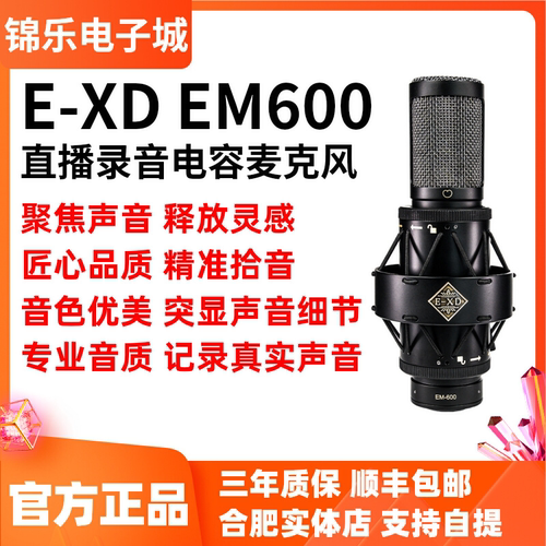 EM600大振膜电容麦克风套装