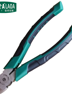 老A 多功能日式省力斜嘴钳 6寸斜咀钳子 斜口钳电工钳LA115306
