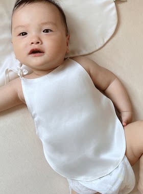 100%真丝肚兜新生儿肚围